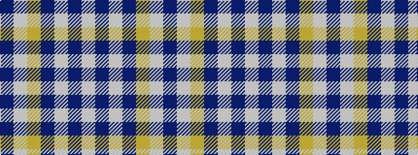 idealised woven sample of pattern BWYBWBW