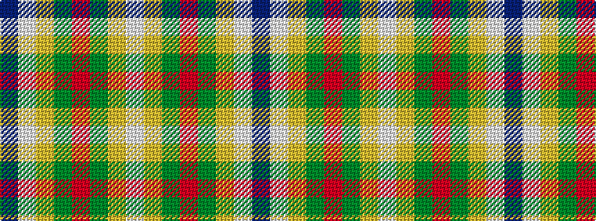 idealised woven sample of pattern BWYGRGYW