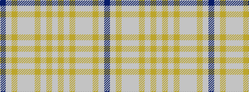 idealised woven sample of pattern BWYWWWYWYW