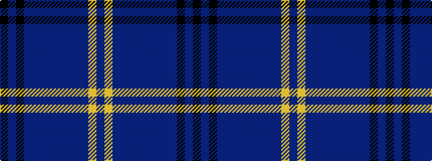 idealised woven sample of pattern BYBBBBBBBBKBK