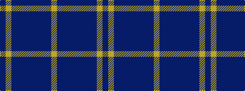 idealised woven sample of pattern BYBBBBBBBY