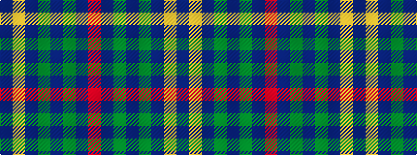 idealised woven sample of pattern BYBGBGBR