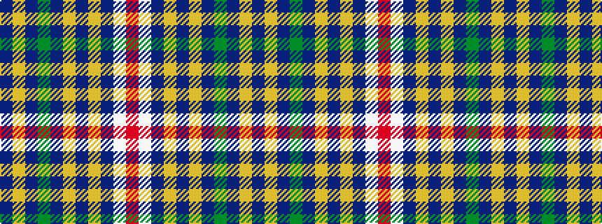 idealised woven sample of pattern BYBGBYBYBWR
