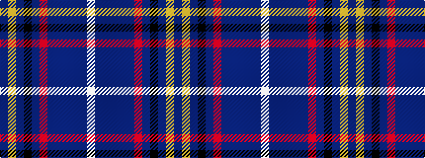 idealised woven sample of pattern BYBKBRBBBBBW