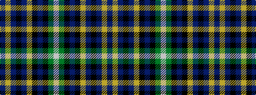 idealised woven sample of pattern BYBKBYKBKGW