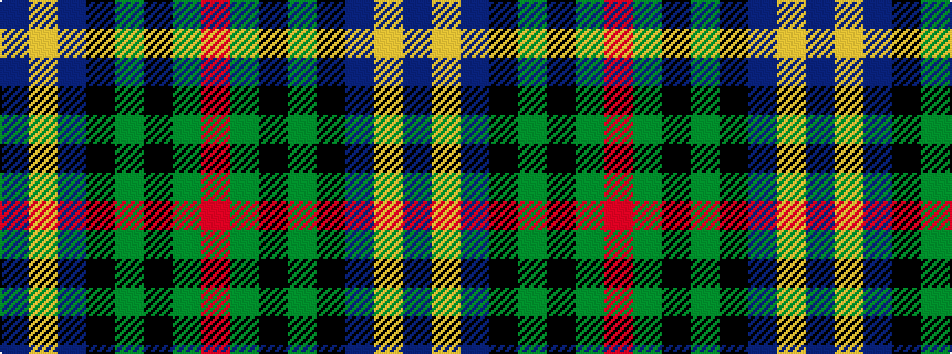 idealised woven sample of pattern BYBKGKGR