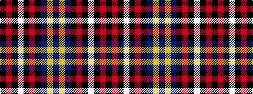 idealised woven sample of pattern BYBKRKWKRK