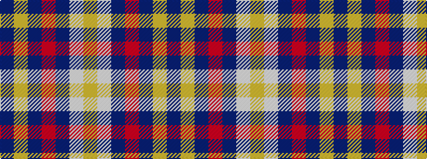 idealised woven sample of pattern BYBRBWY