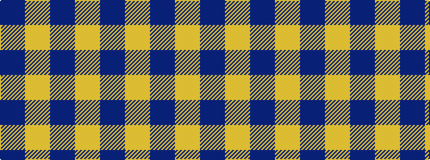 idealised woven sample of pattern BYBY