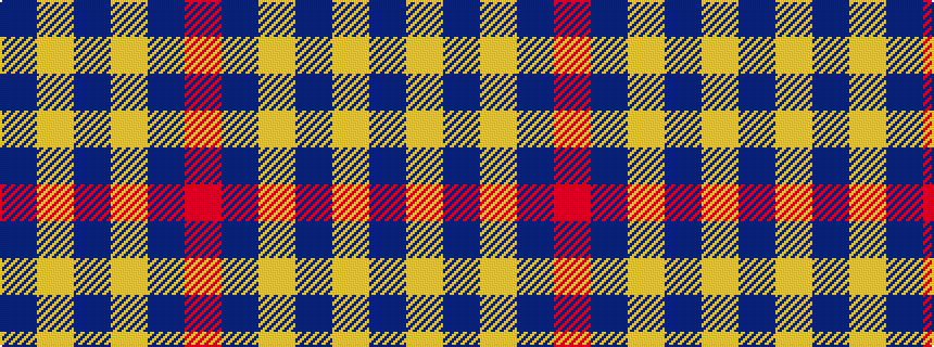idealised woven sample of pattern BYBYBR