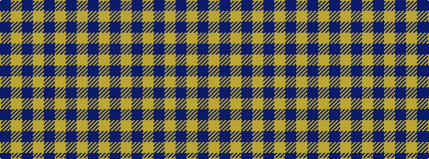 idealised woven sample of pattern BYBYBYBYB