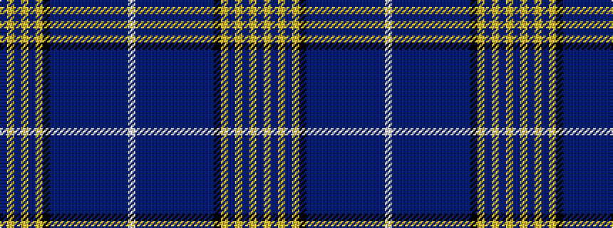 idealised woven sample of pattern BYBYBYKBBBBBBBBBBBW