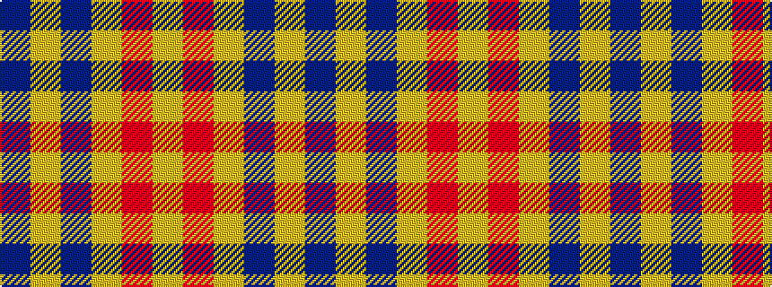 idealised woven sample of pattern BYBYRY