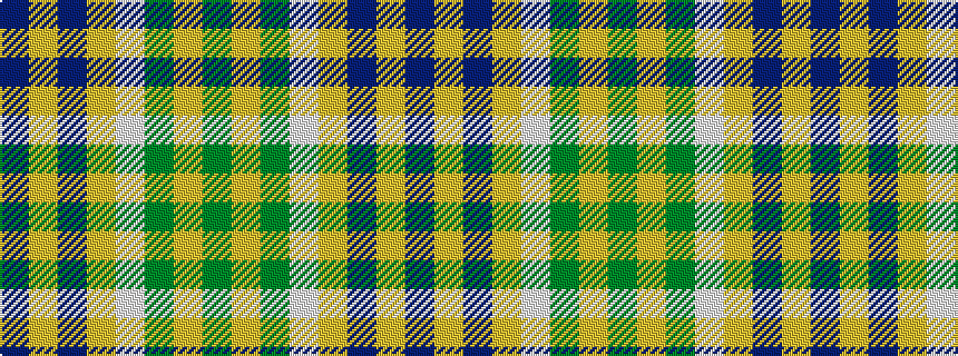 idealised woven sample of pattern BYBYWGYG