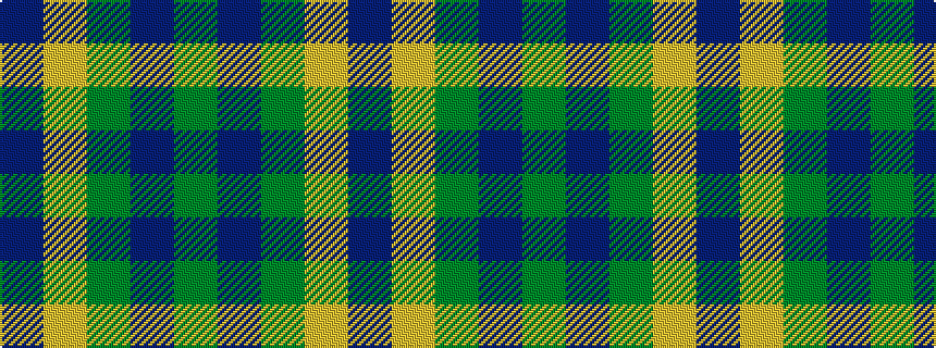idealised woven sample of pattern BYGBG