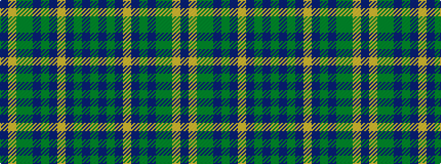 idealised woven sample of pattern BYGGBGBYBGBG