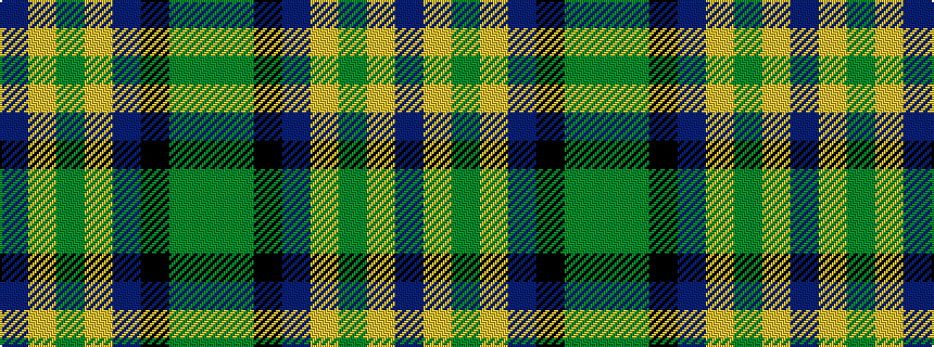 idealised woven sample of pattern BYGYBKGG