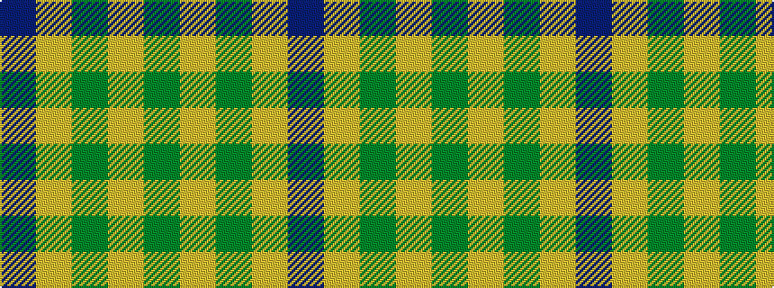 idealised woven sample of pattern BYGYG