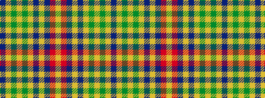 idealised woven sample of pattern BYGYGYBYBRY