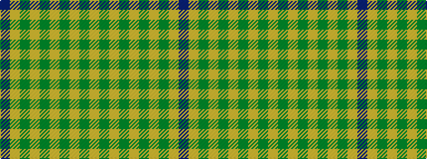 idealised woven sample of pattern BYGYGYGYGY