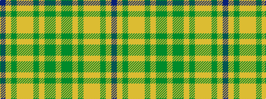 idealised woven sample of pattern BYGYYYGYGGY