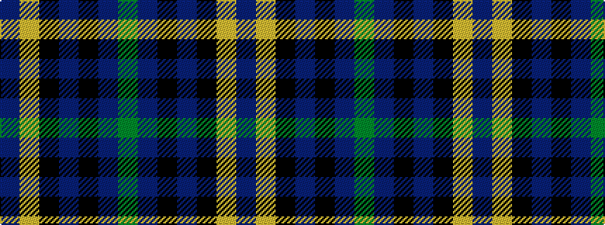 idealised woven sample of pattern BYKBKBG