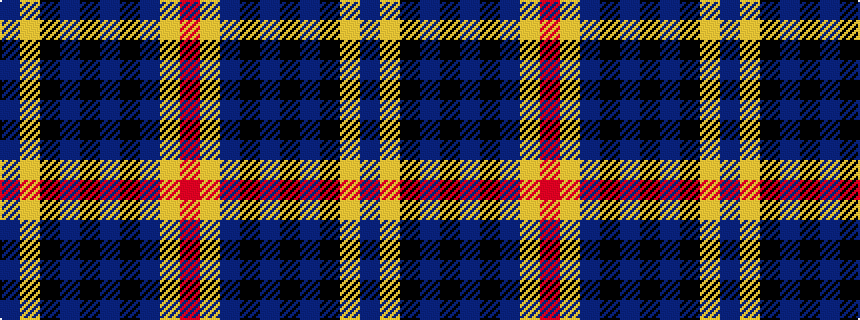 idealised woven sample of pattern BYKBKBKBYR
