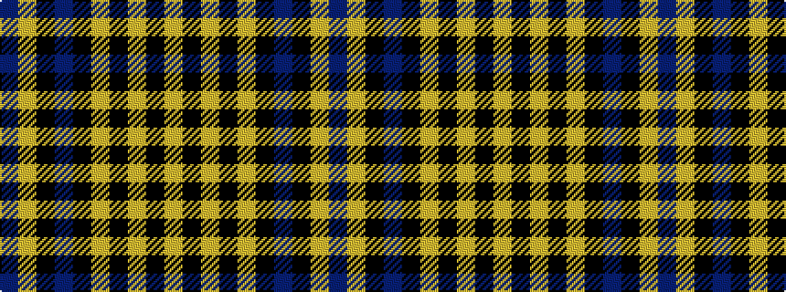 idealised woven sample of pattern BYKBKYKYKY