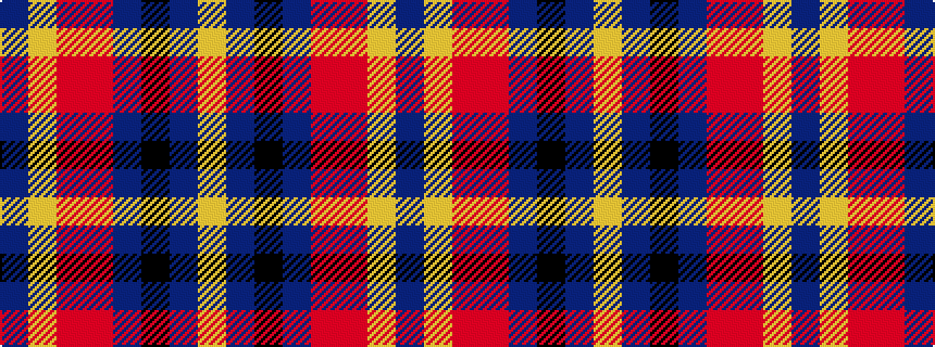 idealised woven sample of pattern BYRRBKBY