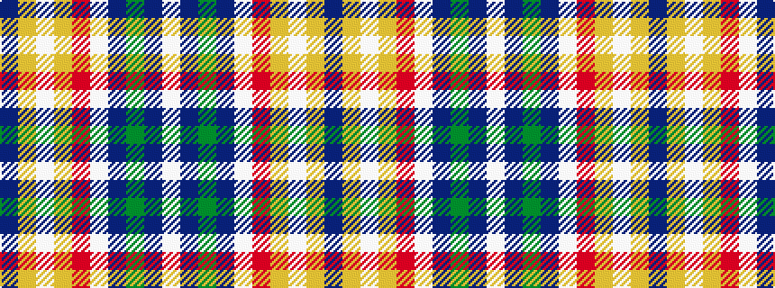 idealised woven sample of pattern BYWYRWBGBW