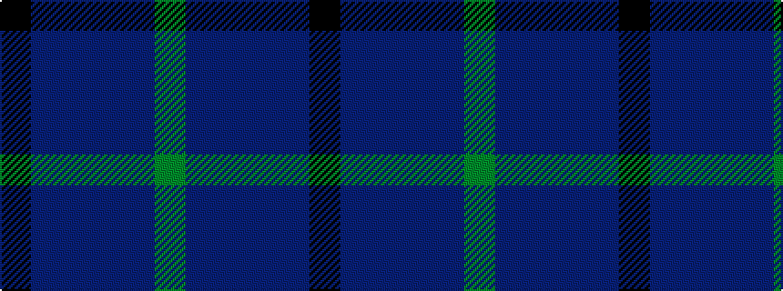 idealised woven sample of pattern GBBBBK