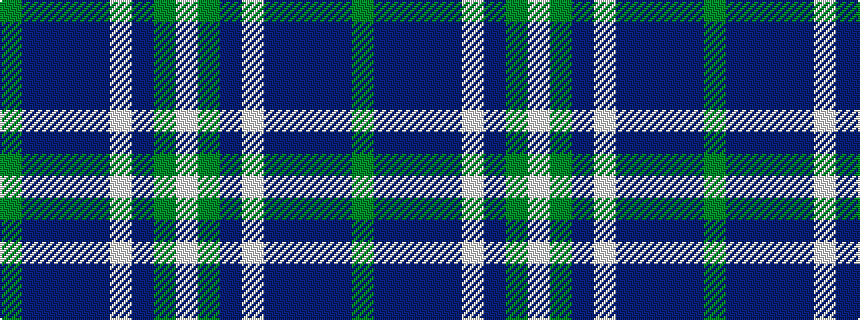 idealised woven sample of pattern GBBBBWBGW