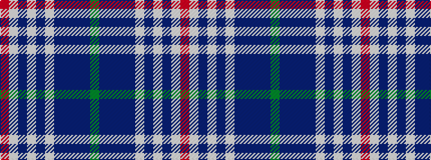 idealised woven sample of pattern GBBBBWBWBWR
