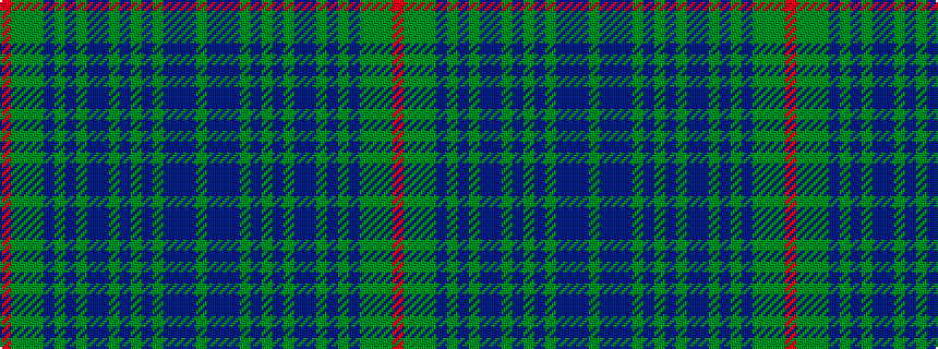 idealised woven sample of pattern GBBBGBGBGBBGBGBGGGR