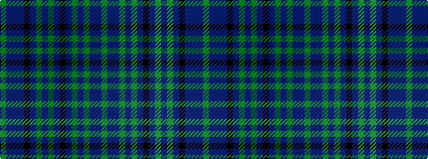 idealised woven sample of pattern GBBBKBGBGBKBGBGBBG