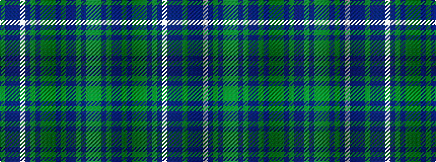 idealised woven sample of pattern GBBBWBGBGGGBGBBGBGG