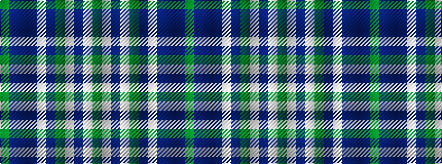 idealised woven sample of pattern GBBBWBGWBWG