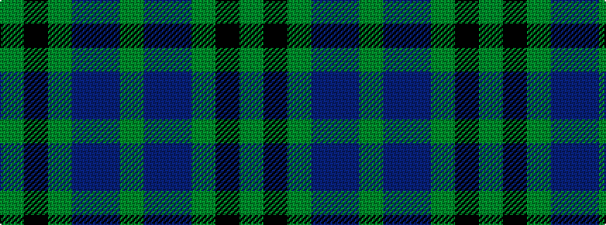 idealised woven sample of pattern GBBGKG