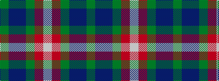 idealised woven sample of pattern GBBGRW