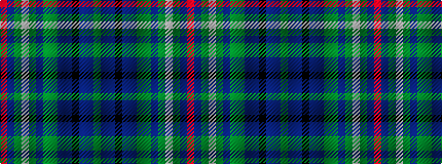 idealised woven sample of pattern GBBKBBGGBGWGBR