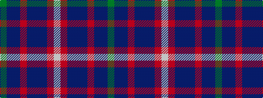 idealised woven sample of pattern GBBRBBBRW