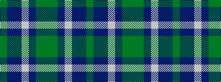 idealised woven sample of pattern GBBWBGG