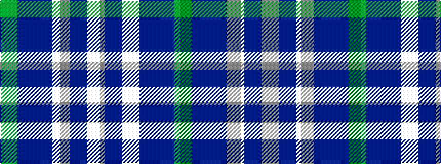 idealised woven sample of pattern GBBWBW
