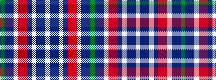 idealised woven sample of pattern GBBWRRBWBBW