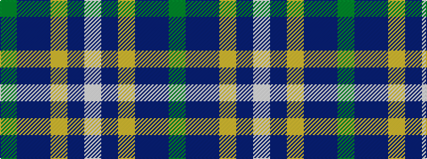 idealised woven sample of pattern GBBYBW