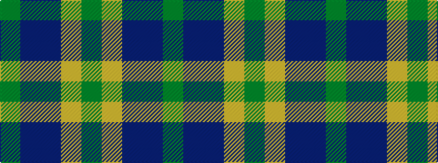idealised woven sample of pattern GBBYG