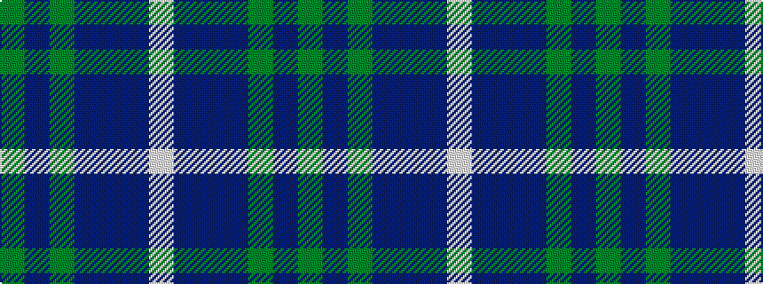 idealised woven sample of pattern GBGBBBW