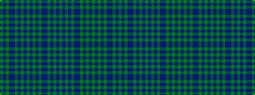 idealised woven sample of pattern GBGBBGBGBGBGBGBBGBGBG