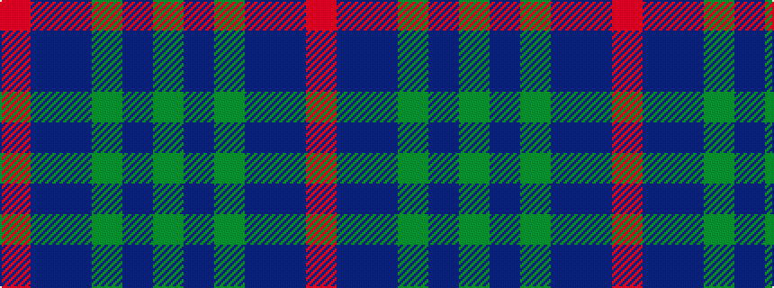 idealised woven sample of pattern GBGBBR