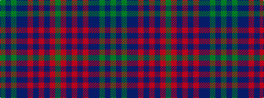 idealised woven sample of pattern GBGBBRBRBRG